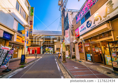 日本橫濱城市景觀，八月。天王町站東口（北向）等相鐵景觀=2020年8月24日 117822434
