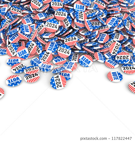 Vote badges are piling up for the 2024 election Vote badges are piling up for the 2024 election 117822447