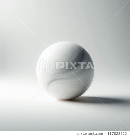 帶有條紋的白色球體的插圖 117822822