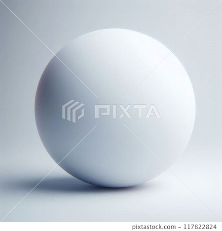 白色球體的插圖 117822824
