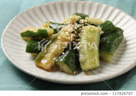 Tataki cucumber Tataki cucumber 117826787