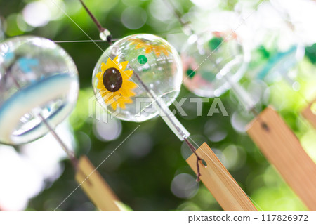 Cool summer, wind chime image 117826972