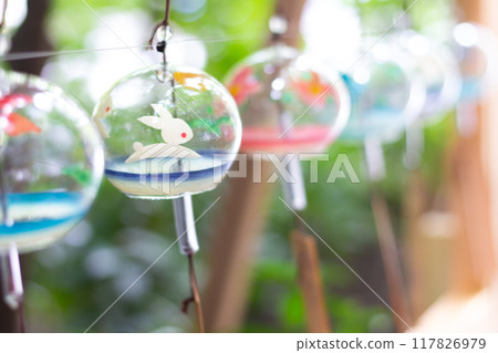 Cool summer, wind chime image 117826979