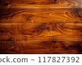 Lacquered wooden texture. Wood background, laminate and parquet background. 117827392