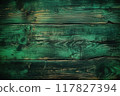 Green wooden texture. Wood background, laminate and parquet background. 117827394