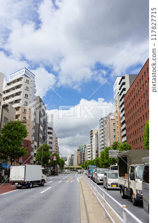 東京都中央區的都市景觀影像 東京都中央區的都市景觀影像 117827715
