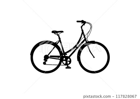 Bicycle, Cycling, Icon, Editable Stroke, Symbol. Bike. Icon for design. Easily editable stock illustration Bicycle, Cycling, Icon, Editable Stroke, Symbol. Bike. Icon for design. Easily editable stock illustration 117828067