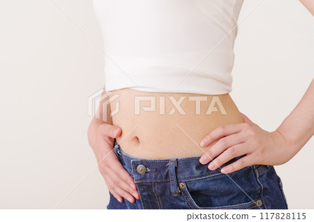 女性腹部苗條健康 女性腹部苗條健康 117828115