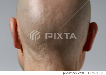 Shaved back of the head - AI generated image 117829135