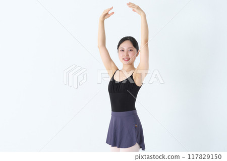 Ballerina posing 117829150