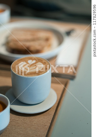 咖啡拿鐵咖啡 117829596