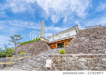 Kofu Castle Iron Gate The view from downtown Kofu brings back the dignity and vitality of the castle town of Kofu. Gratitude Monument Kofu Castle Iron Gate The view from downtown Kofu brings back the dignity and vitality of the castle town of Kofu. Gratitude Monument 117829977