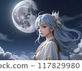 站在月亮前的女人 117829980