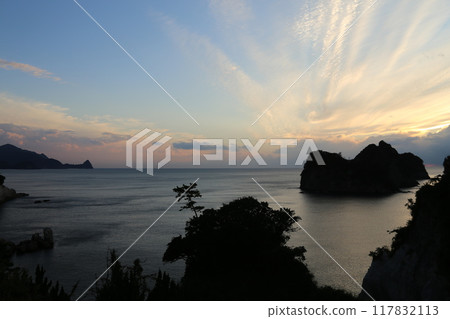 美麗的海灘日落 美麗的海灘日落 117832113