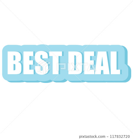 BEST DEAL sale for online shopping, ads, marketing, promotion, sticker, banner, special price, discount, business, social media, print, campaign badge, web button, brochure, Valentine 117832720