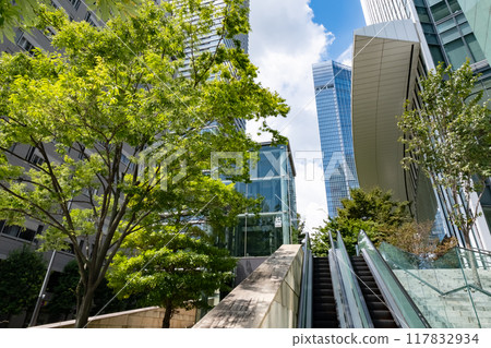 東京虎之門建築區風景 117832934