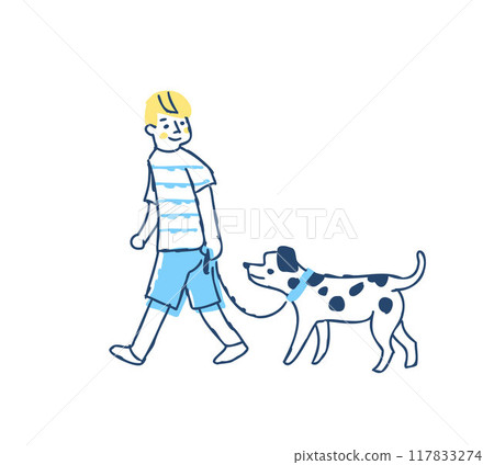 遛狗的男人 117833274