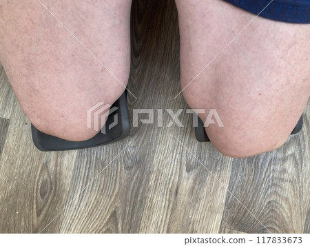 Knee pads to protect your knees and legs while hiking Knee pads to protect your knees and legs while hiking 117833673