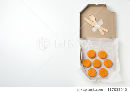 Fried mozzarella, tasty and delicious food, tasty fried food 117833940