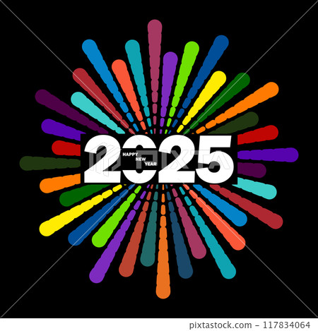 Happy New Year 2025 117834064