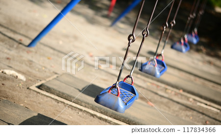 Child park swings 117834366