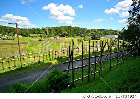 Shinshiro City: The Shitarahara Battlefield (Shitarahara Historic Battlefield) on a clear day 117834924