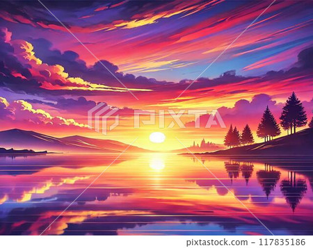神秘的湖泊 117835186
