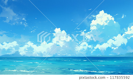 Sea and sky landscape Sea and sky landscape 117835592