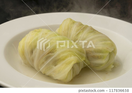高麗菜捲 燉菜捲心菜捲 117836638