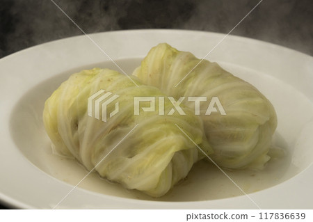 高麗菜捲 燉菜捲心菜捲 117836639