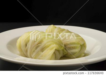 高麗菜捲 燉菜捲心菜捲 117836640