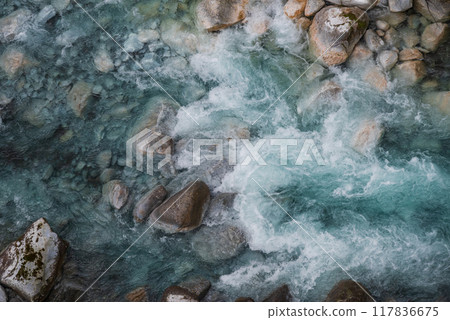 The beauty of a blue-water river The beauty of a blue-water river 117836675