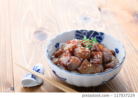 Spicy konnyaku (boiled konnyaku) Spicy konnyaku (boiled konnyaku) 117837229