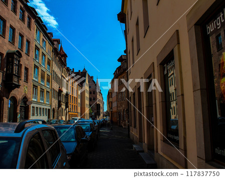 Germany: Streets and scenery of the old town 117837750