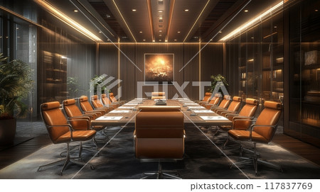 Corporate Office Scene Corporate Office Scene 117837769