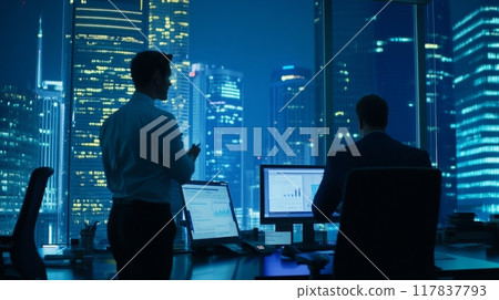 Corporate Office Scene Corporate Office Scene 117837793