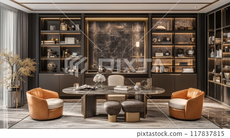 Corporate Office Scene Corporate Office Scene 117837815