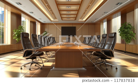 Corporate Office Scene Corporate Office Scene 117837818