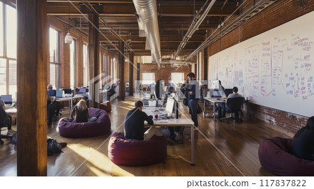 Corporate Office Scene Corporate Office Scene 117837822
