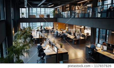 Corporate Office Scene 117837826