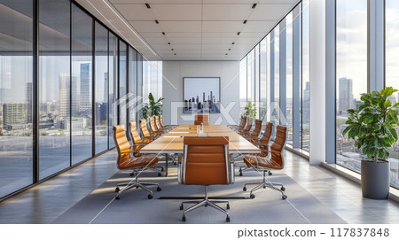 Corporate Office Scene 117837848