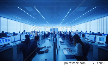 Corporate Office Scene Corporate Office Scene 117837858