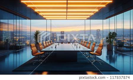 Corporate Office Scene Corporate Office Scene 117837874