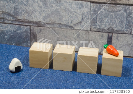 4-character text insert material (carrot, rice) 4-character text insert material (carrot, rice) 117838560