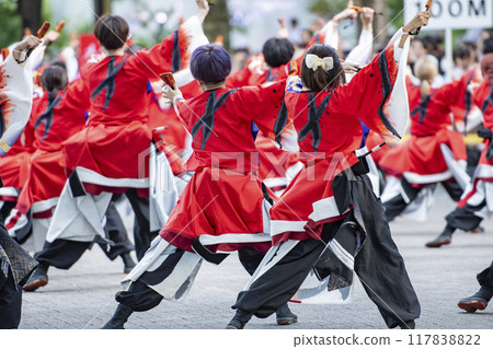 Yosakoi在夏天熱情地跳舞 Yosakoi在夏天熱情地跳舞 117838822