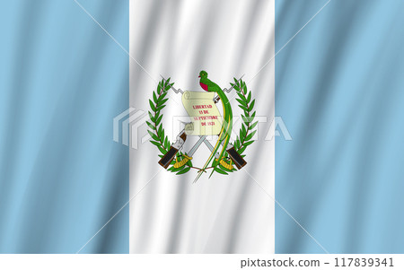 a backdrop of wavy flags from around the world 117839341