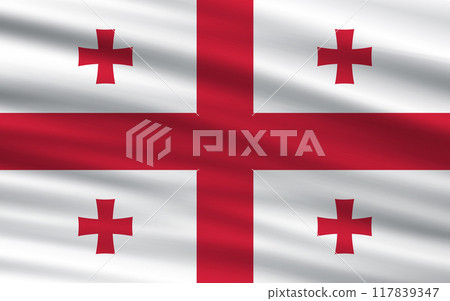 a backdrop of wavy flags from around the world a backdrop of wavy flags from around the world 117839347