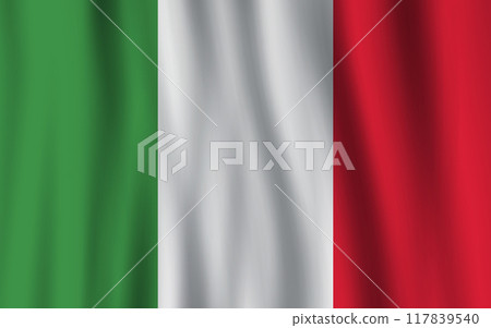 a backdrop of wavy flags from around the world 117839540