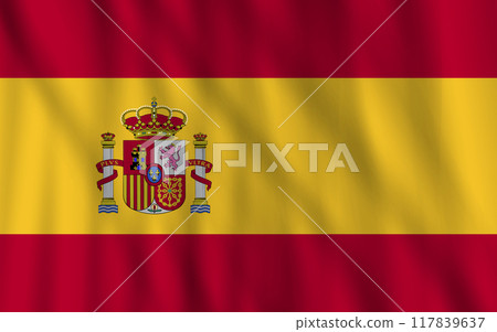 a backdrop of wavy flags from around the world 117839637