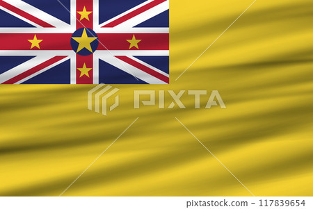 a backdrop of wavy flags from around the world 117839654